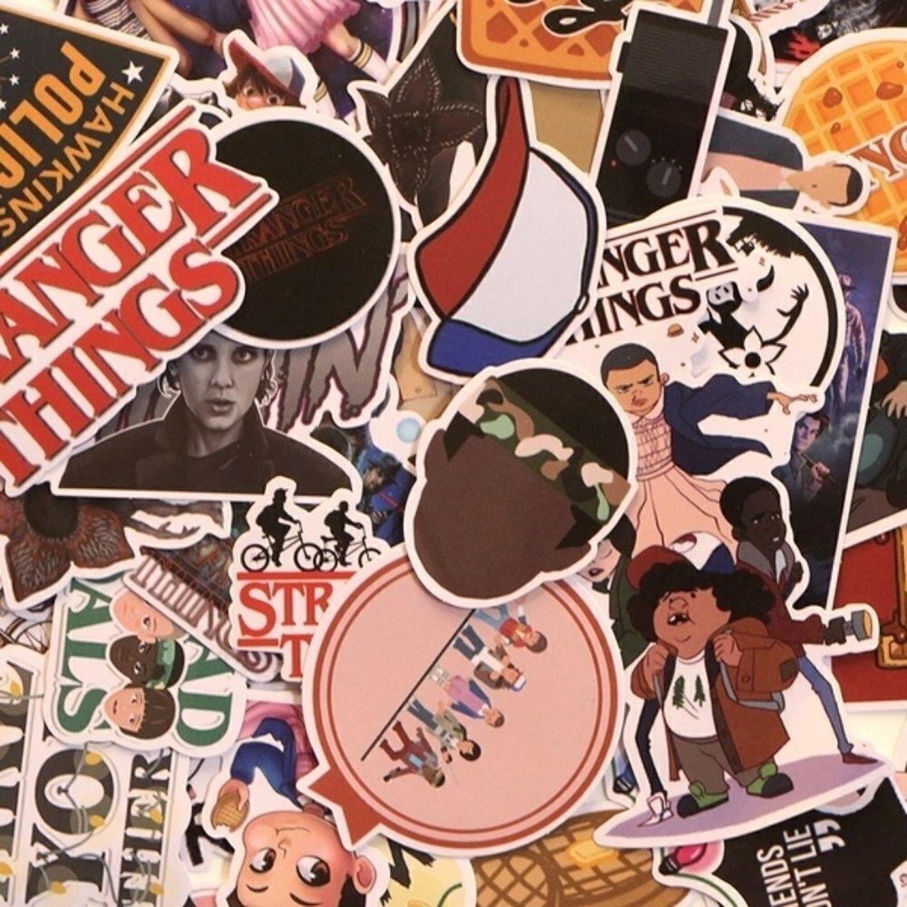 25 Stranger Things Stickers no duplicates, decal, laptop, water bottle, helmet - Picture 7 of 8